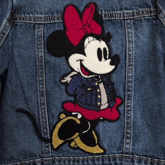 Gap Disney Kids Jean Jacket - Dark Blue - Picture 7 of 8